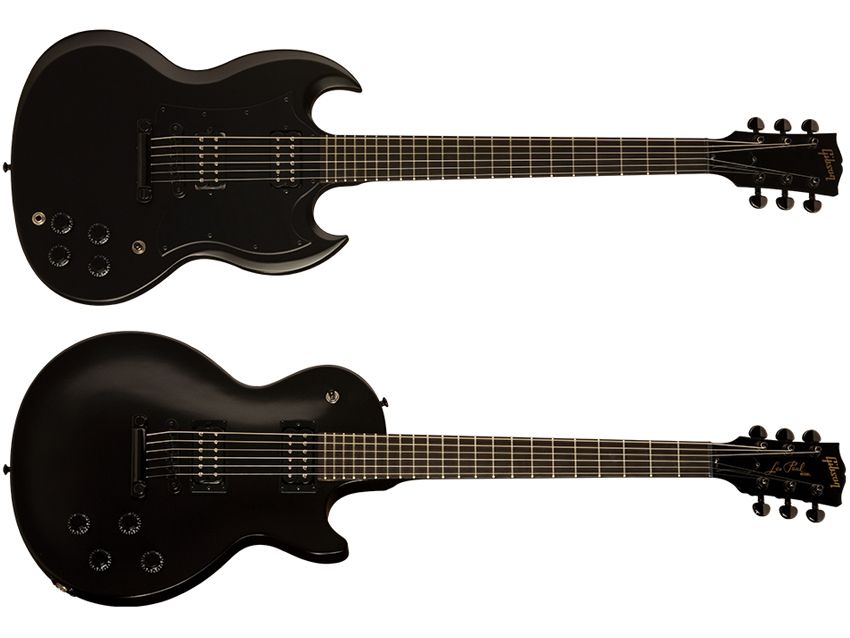 'None more black': Gibson's Gothic Morte duo