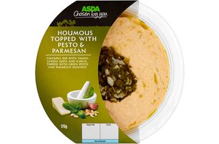 ASDA Chosen by You Houmous Topped with Pesto & Parmesan - 170g
