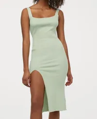 H&amp;M, Ribbed Dress, $14.99 | £11.99