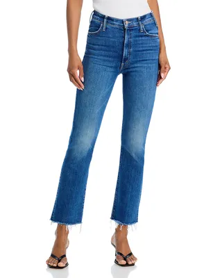 The Hustler High Rise Flare Leg Ankle Jeans