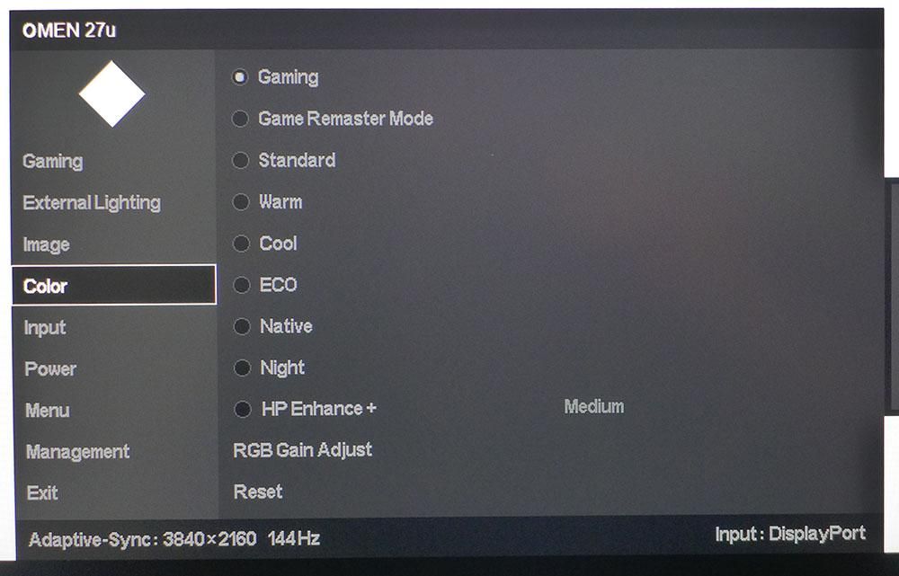 HP Omen 27u