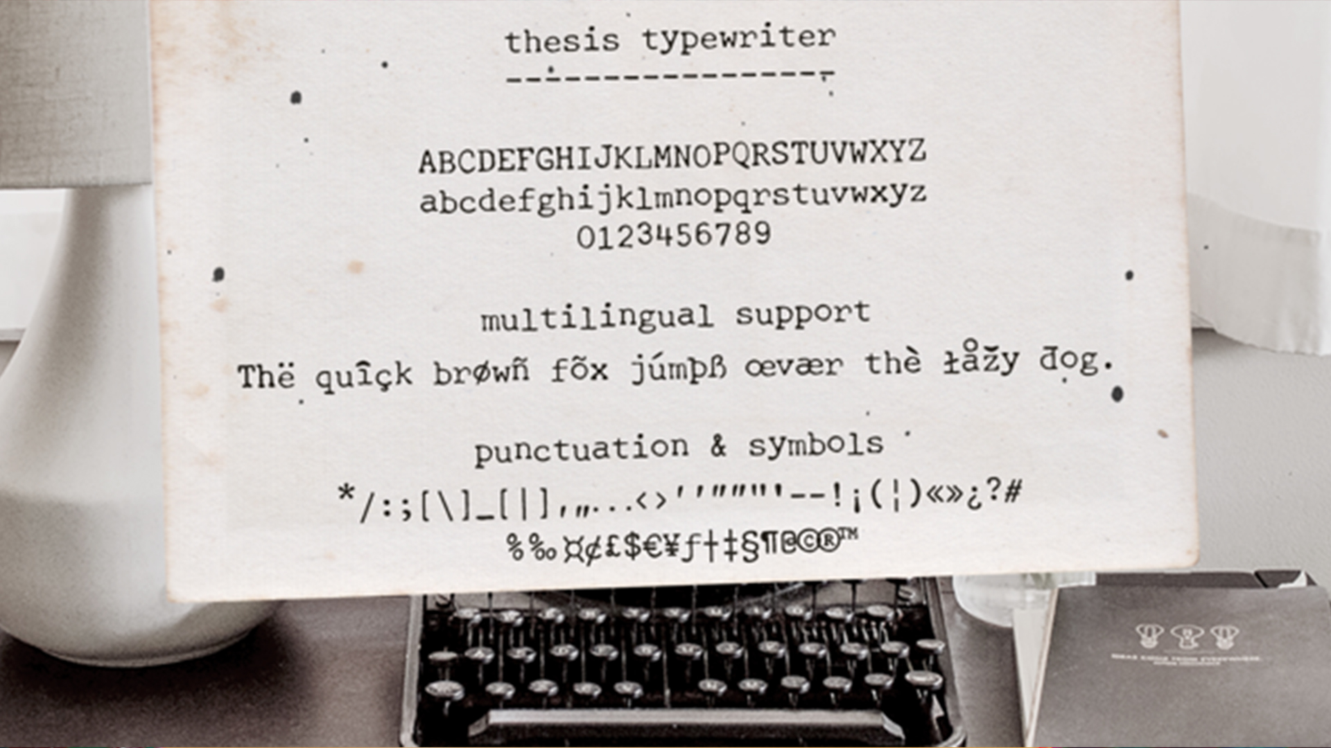 american typewriter font for for google