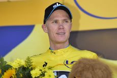 Chris Froome on stage three of the 2015 Tour de France