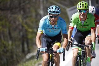 Michele Scarponi in action at the Tour of the Alps