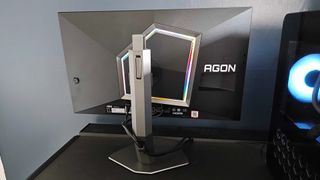 Back view of AOC AGON Pro AG246FK