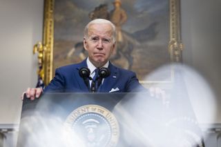 Texas school shooting: US President Joe Biden speaks in the Roosevelt Room of the White House in Washington, D.C., US, on Tuesday, May 24, 2022. Biden mourned the killing of at least 18 children and one teacher in a mass shooting at a Texas elementary school on Tuesday, decrying their deaths as senseless and demanding action to try to curb the violence. Photographer: Jim Lo Scalzo/EPA/Bloomberg