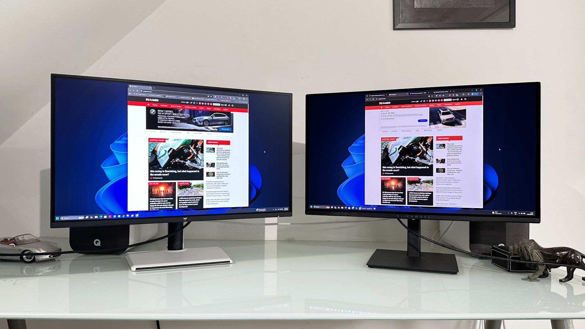 OLED versus mini-LED monitors