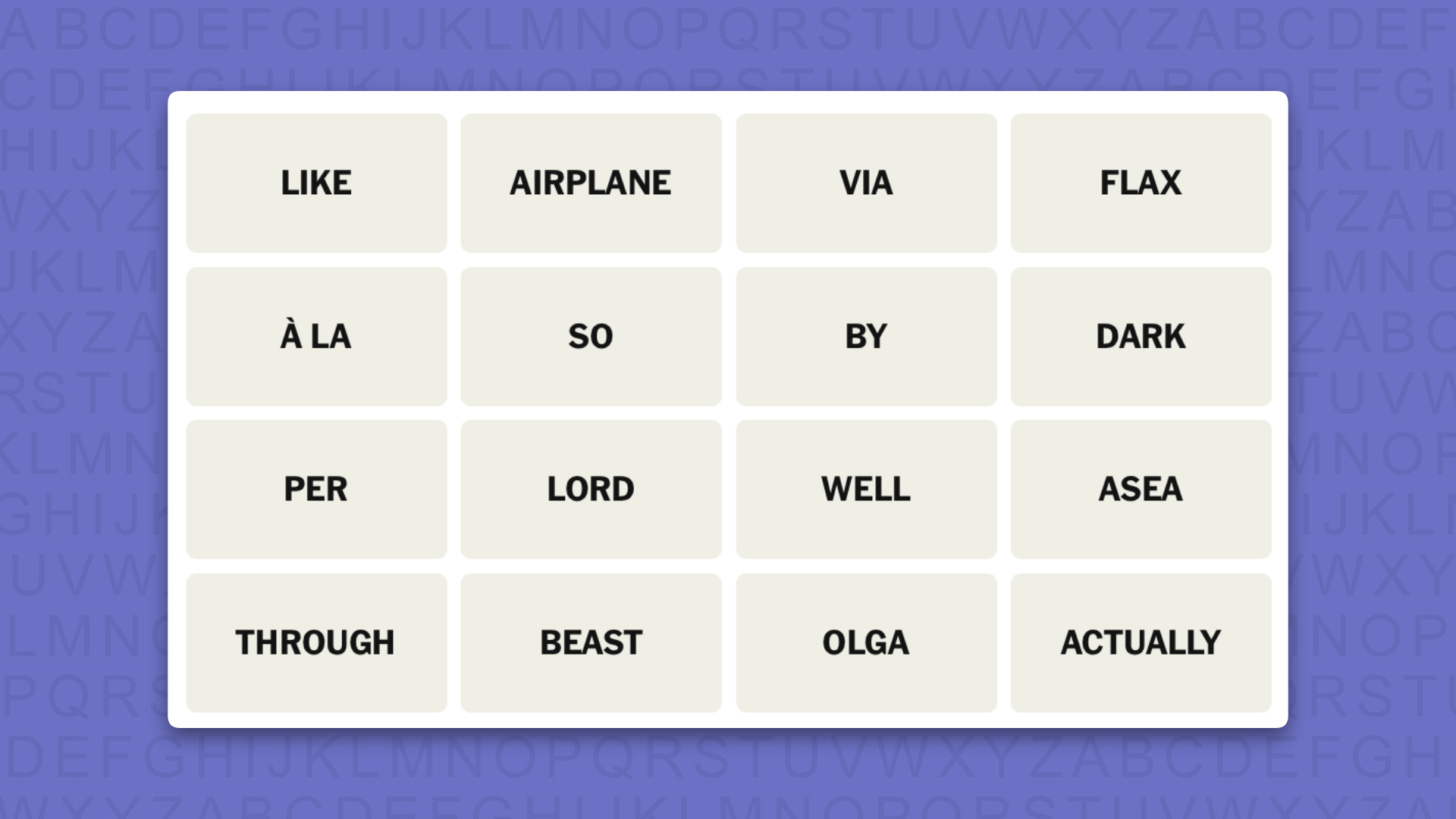 NYT Connections hints for game 1148 on a purple background