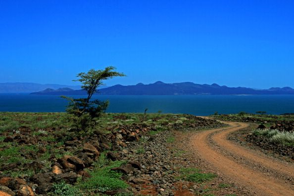 The stone tools were found near Lake Turkana 