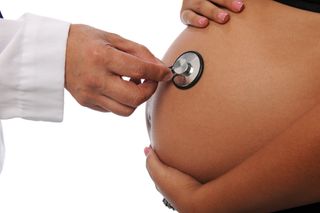 pregnancy, stethoscope