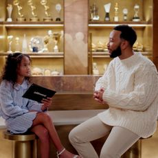 John Legend's 8-year-old daughter, Luna, interviews him for Billboard.