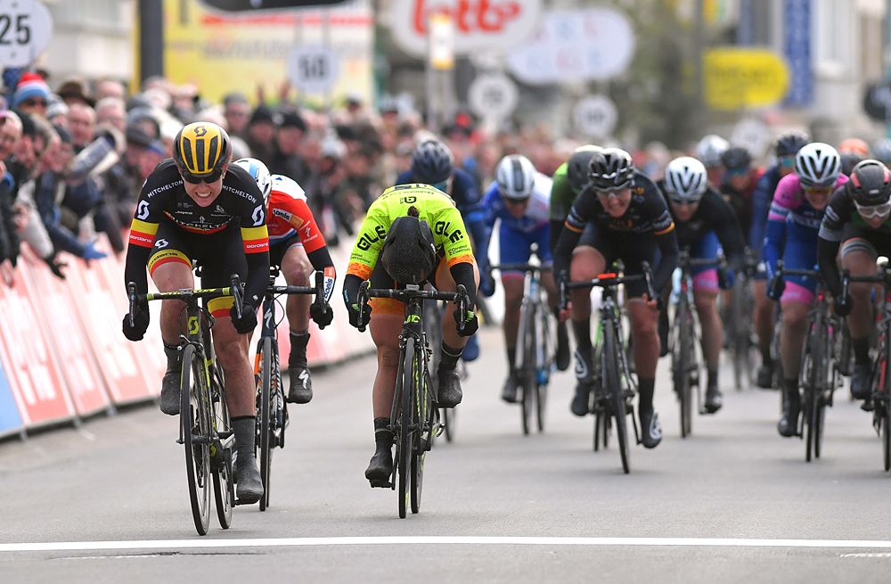 Jolien D'hoore (Mitchelton-Scott) wins Women's WorldTour Driedaagse De Panne-Koksijde Women 2018