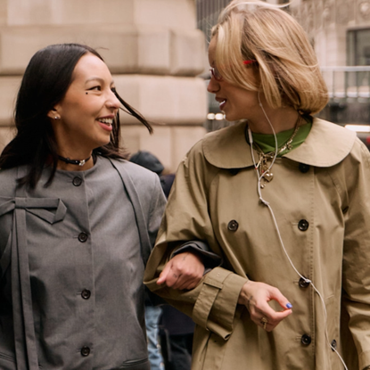 woman wearing minimalist pieces in New York