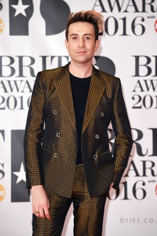 Nick Grimshaw At The Brit Awards 2016