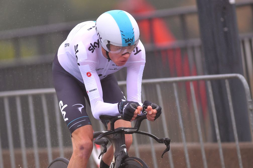 Chris Froome on stage 1 of the 2017 Tour de France