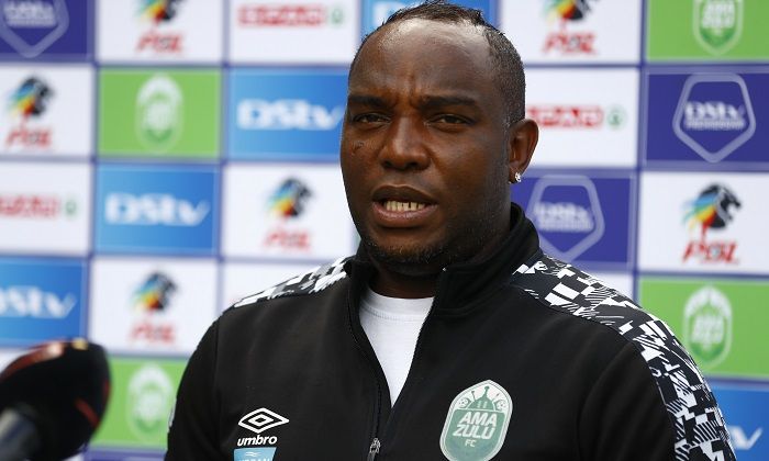 AmaZulu head coach Benni McCarthy