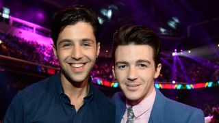 LOS ANGELES, CA - MARCH 29: Actors Josh Peck (L) and Drake Bell attend Nickelodeon's 27th Annual Kids' Choice Awards held at USC Galen Center on March 29, 2014 in Los Angeles, California. 