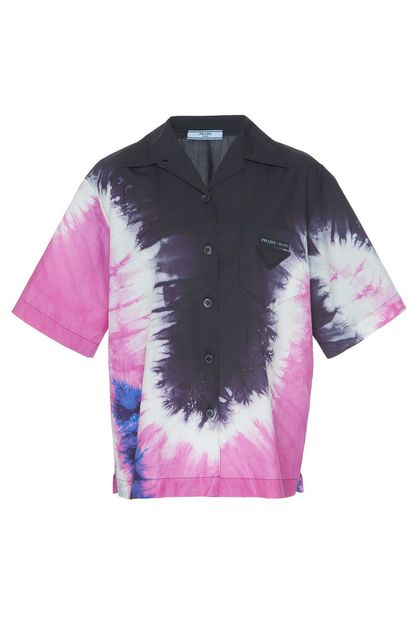 Prada Tie-Dye Cotton Shirt 