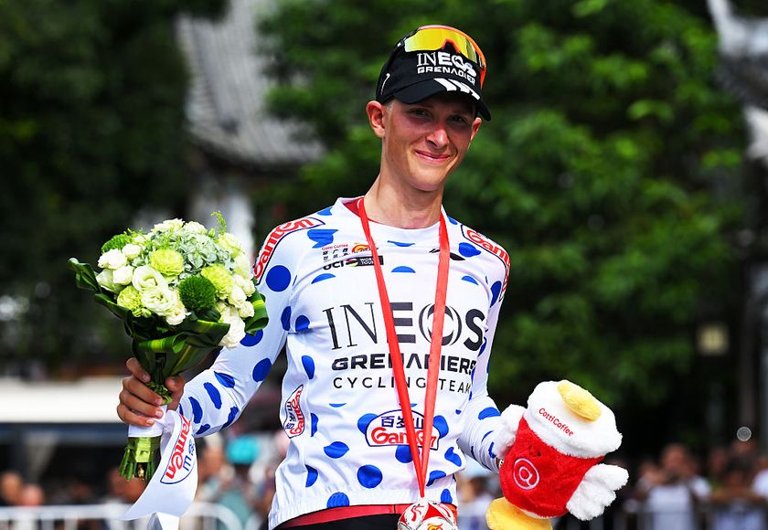 2025 Tour of Guangxi stage 2: Ineos Grenadiers Peter Øxenberg took the leader&#039;s jersey of the mountains classification