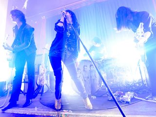 The Dead Weather on stage in LA