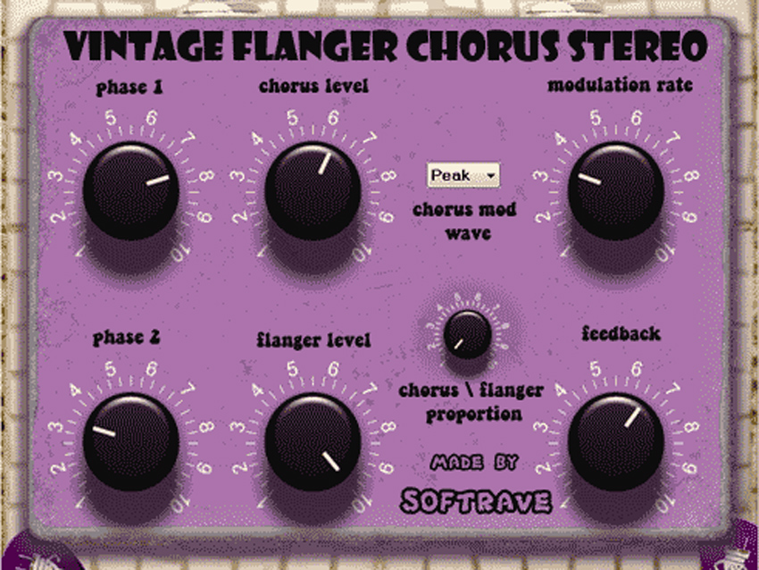 Softrave Vintage Flanger Chorus Stereo