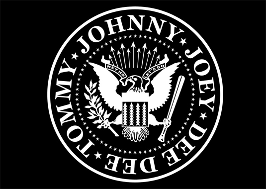  35 beautiful band logo designs - The Ramones