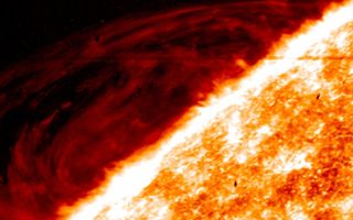 IRIS View of Sun Prominence 