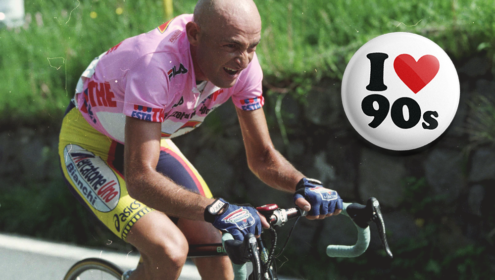 Marco Pantani fights back to win at Oropa at the 1999 Giro d'Italia.