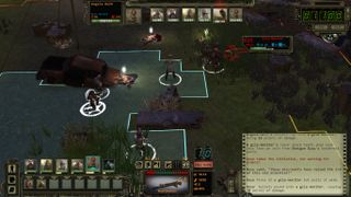 Rose pounds a gila monster in Wasteland 2.