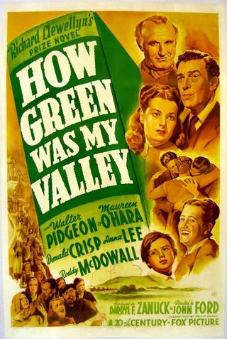 How Green was my valley poster