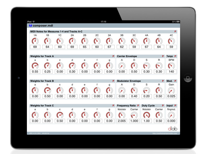 dlab APG Composer, Free