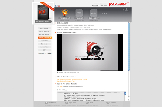 MGTools adds or modifies various tools within Maya to create a more efficient animation workflow