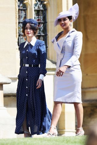 royal wedding guest Abigail Spencer and Priyanka Chopra