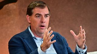 Matt Garman, CEO of Amazon Web Services, speaks during the WSJ Tech Live conference hosted by the Wall Street Journal at the Montage Laguna Beach in Laguna Beach, California, on October 21, 2024. 