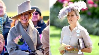 Composite of Duchess Sophie in Norfolk in 2012 and at Ascot in 2018