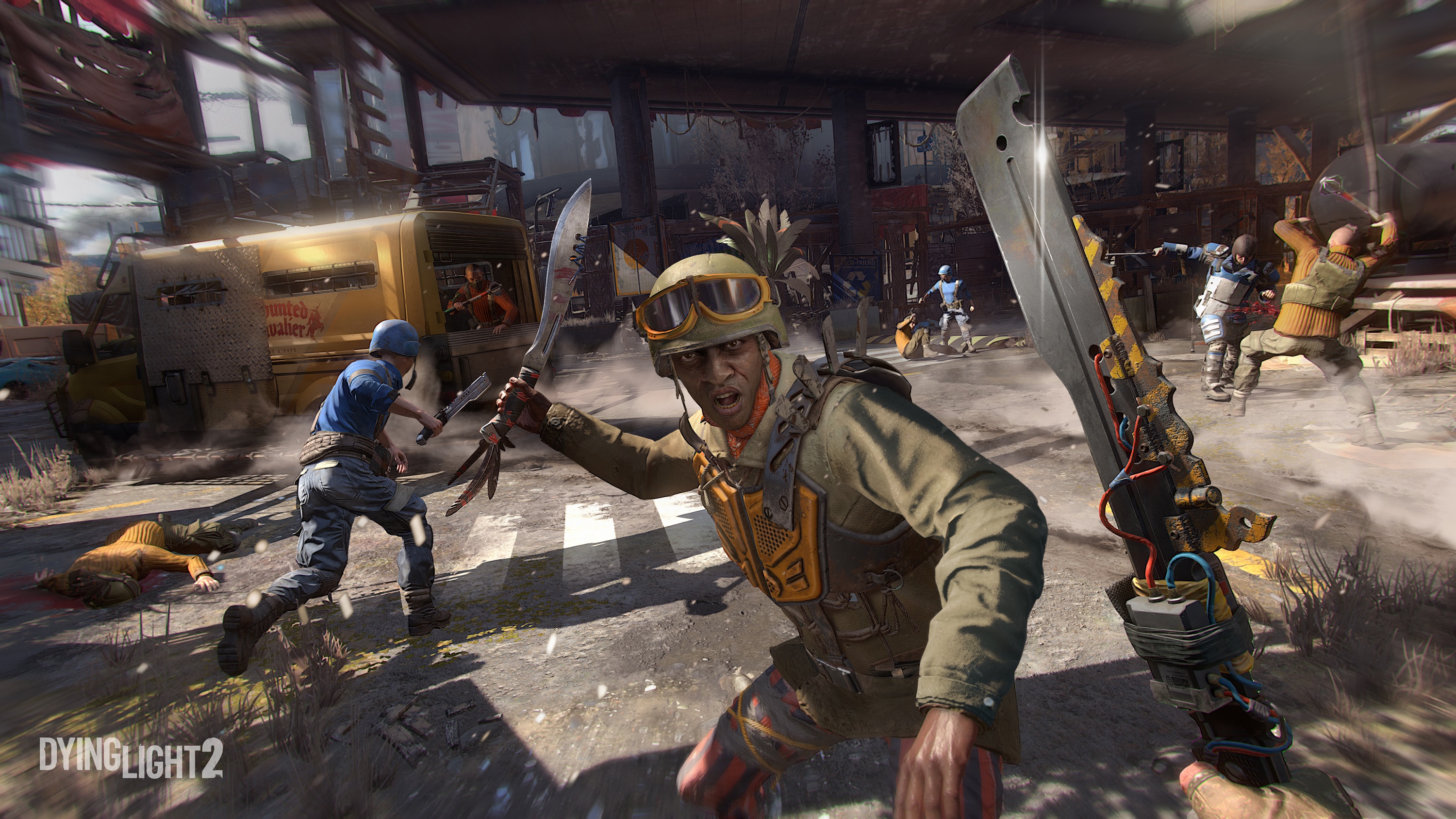 Dying Light 2: Stay Human screenshot of person attacking with weapon