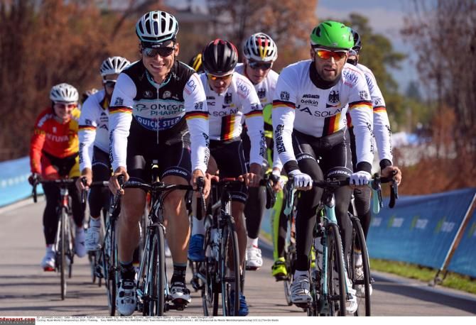 Germany's road team for the road race at Worlds