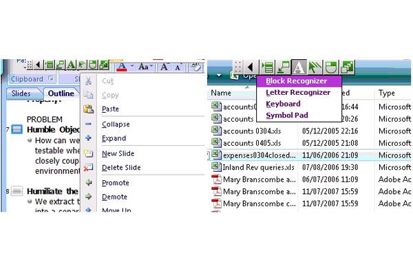Step 9: PocketView keyboard and mouse shortcuts.