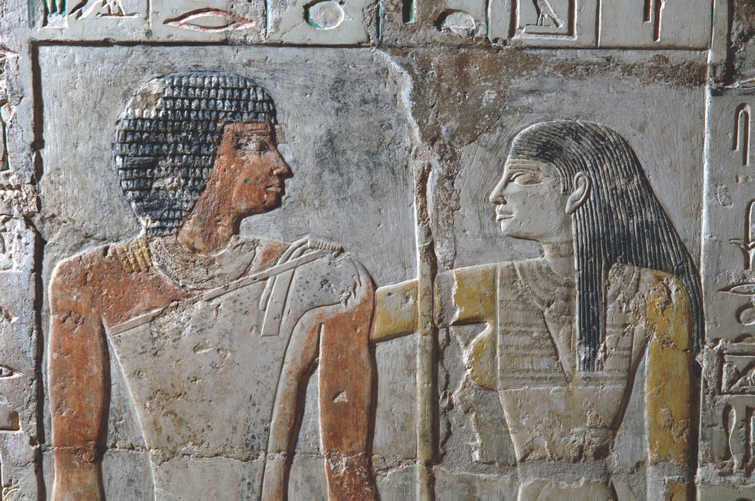 Pyramid-Age Love Revealed in Vivid Color in Egyptian Tomb Live Science image