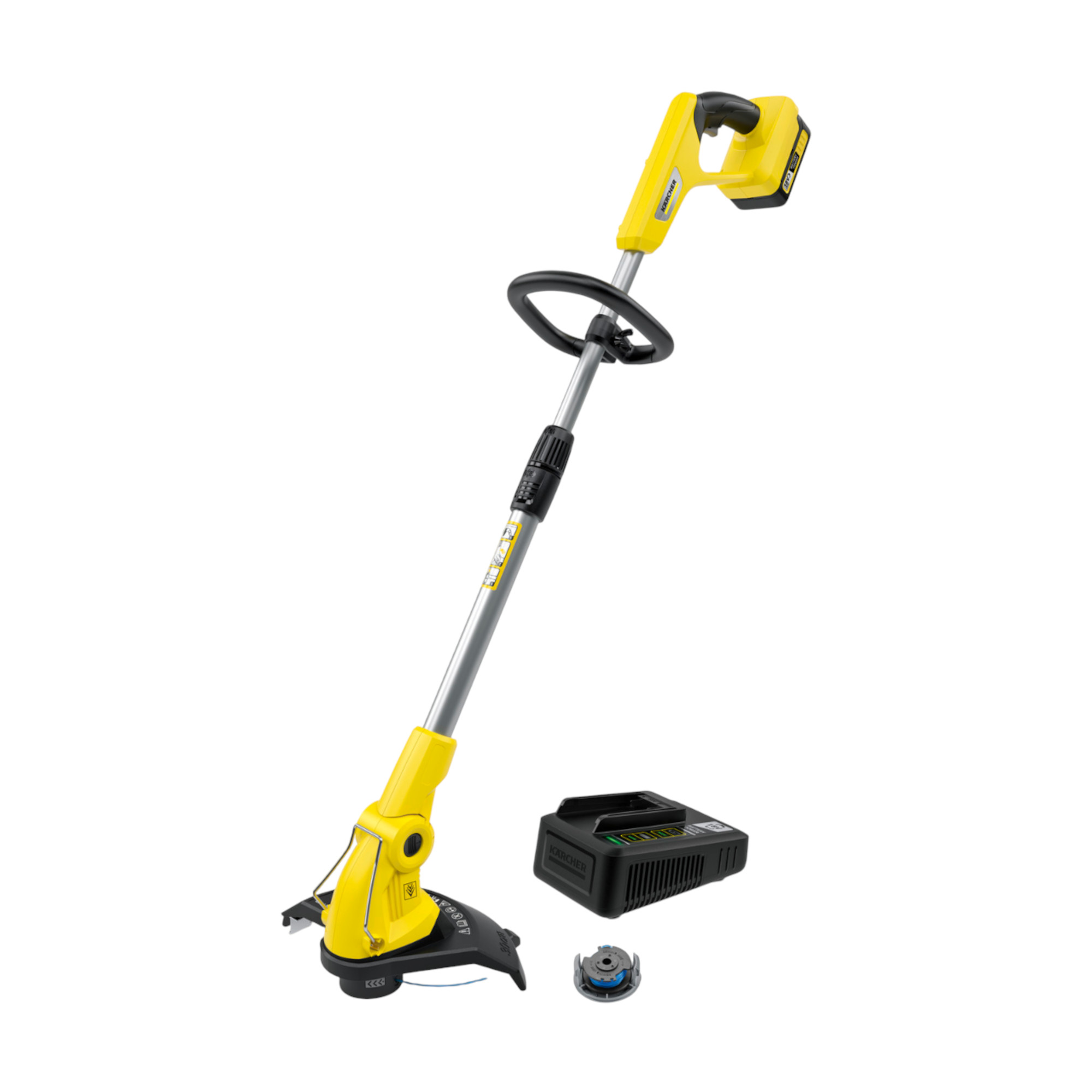 Karcher LTR 18-30 Battery lawn trimmer on white background