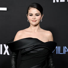 US actress Selena Gomez attends the Los Angeles premiere of Netflix's "Emilia Perez" at the Egyptian theatre in Hollywood, California, October 21, 2024.