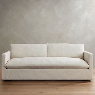 Beige square sofa