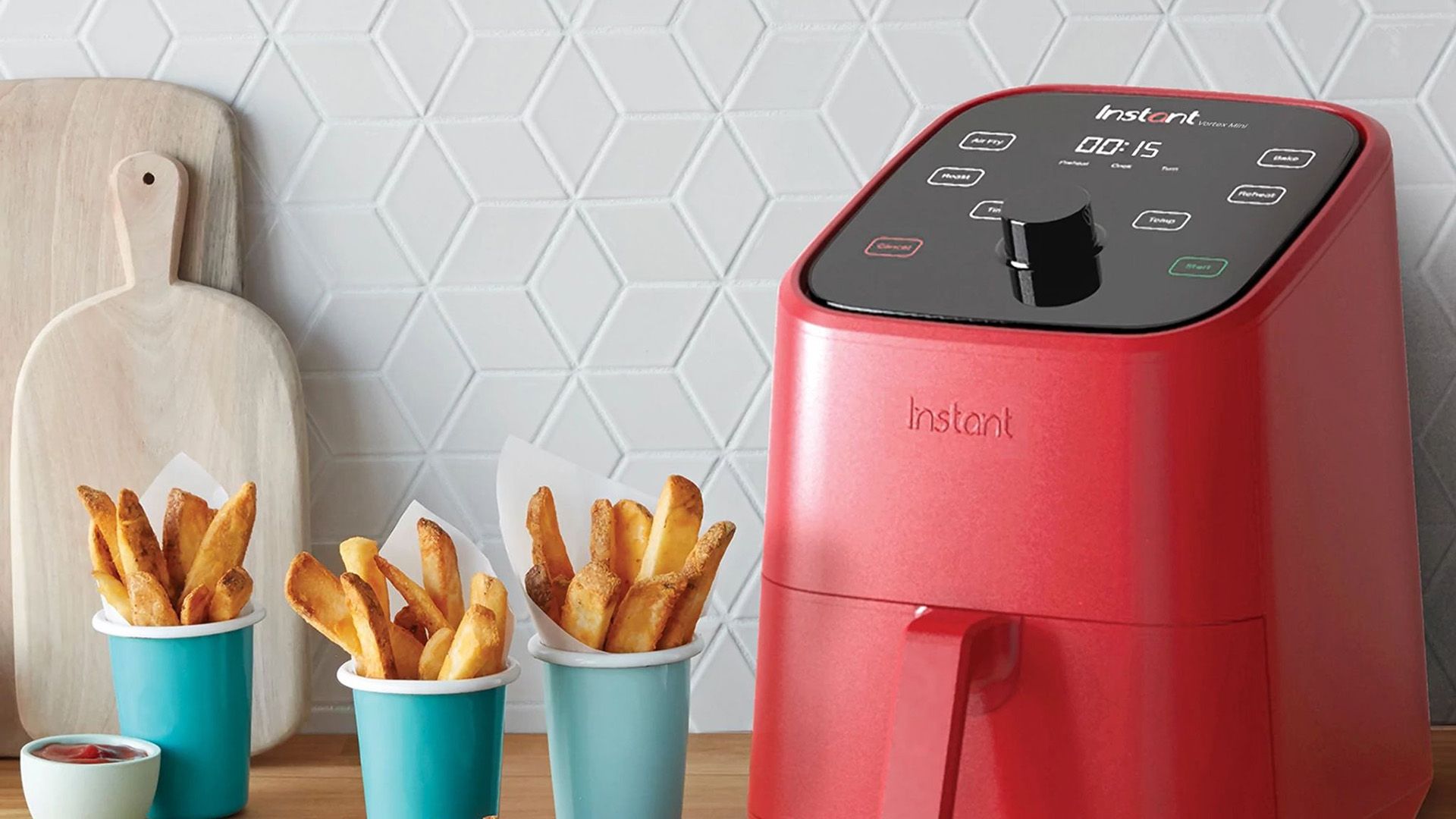 Instant Vortex Mini 2quart air fryer review quick and colorful frying
