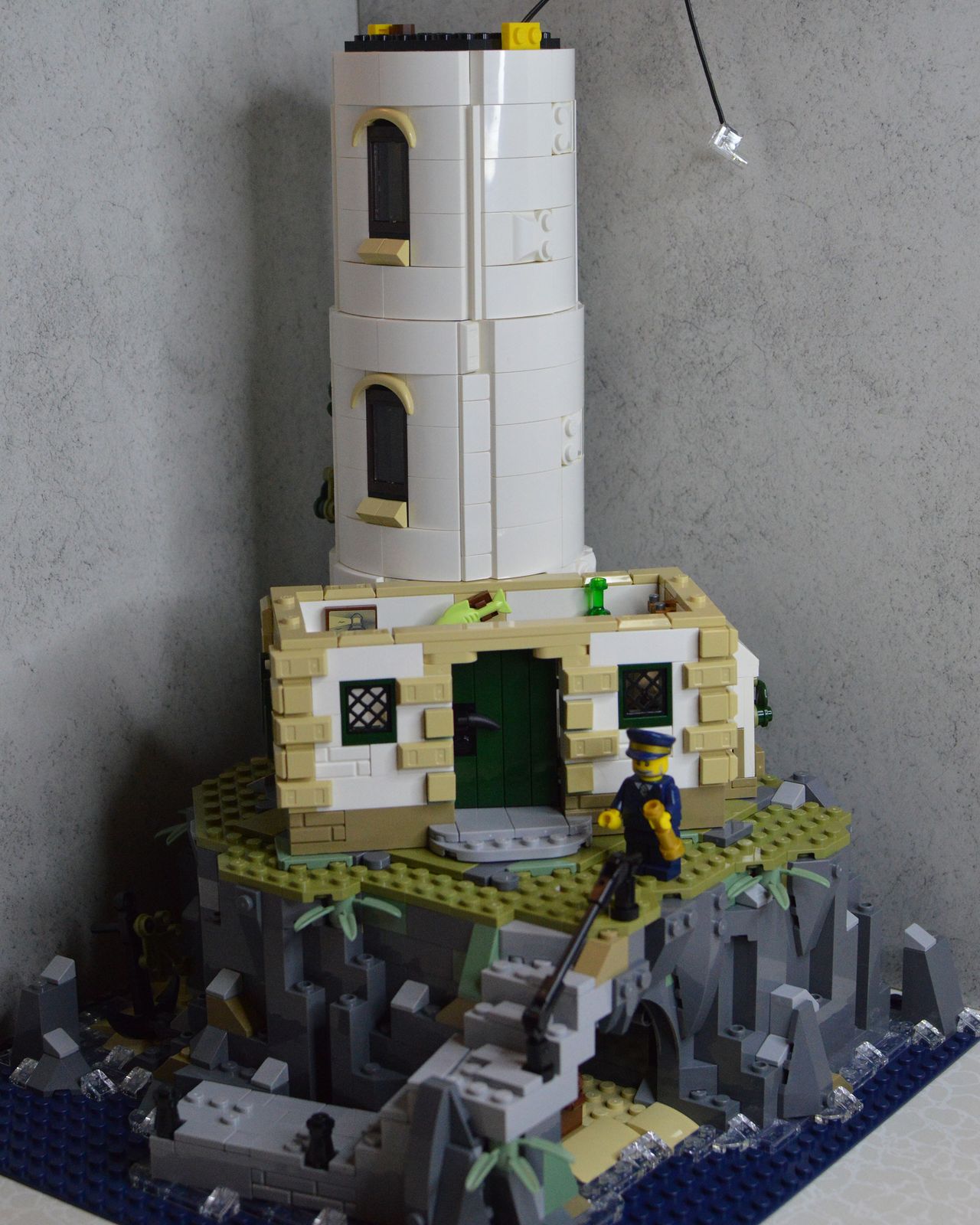 Lego Ideas Motorized Lighthouse
