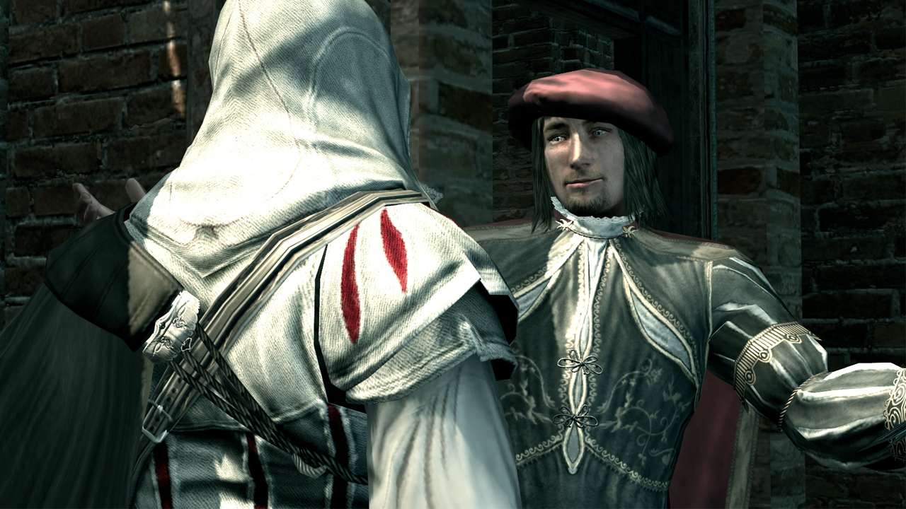 Hugging a Renaissance Man (Assassin's Creed 2)
