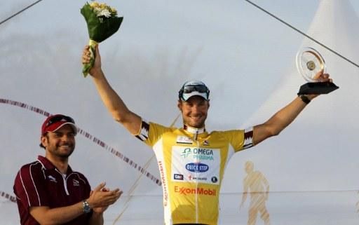 Tom Boonen (Omega Pharma-Quick Step) won the 2012 Tour of Qatar.