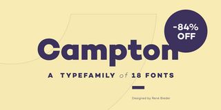 Campton font
