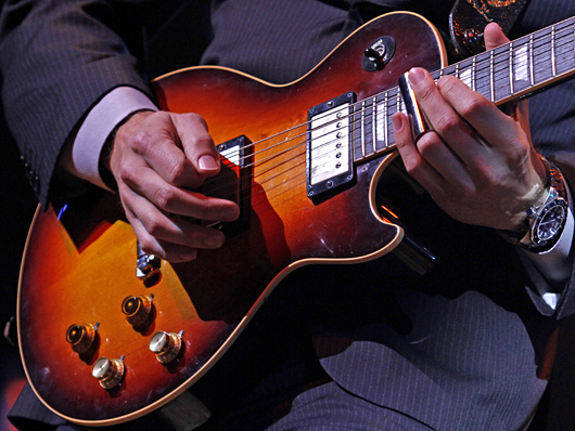 Use your volume, tone and pickup selector controls