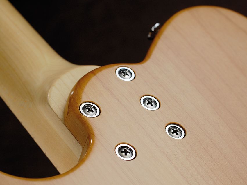 The five-bolt neck joint keeps things snug and steady.