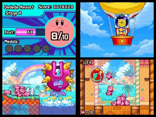 kirby mass attack online game